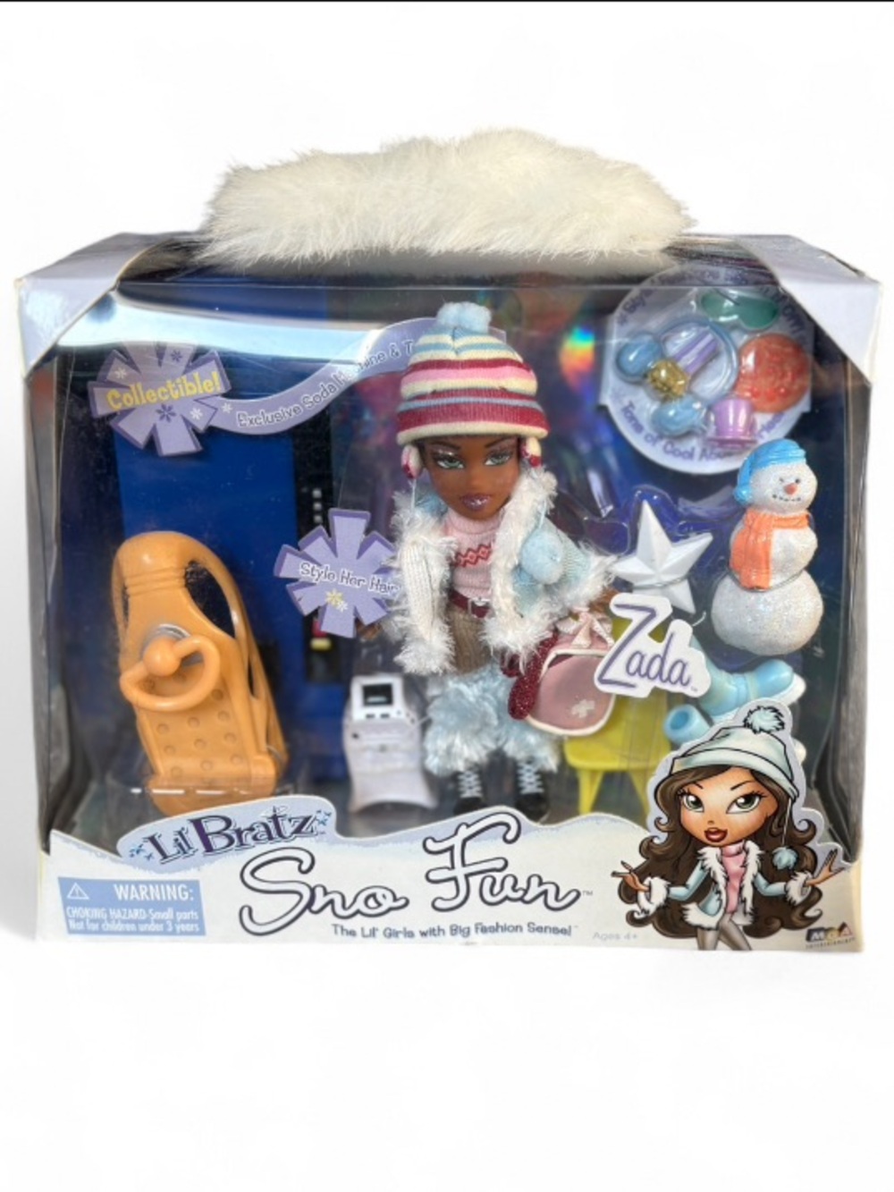 2004 Lil Bratz Zada Sno Fun Mix N Match Fashion New in Box. Retired. NIB